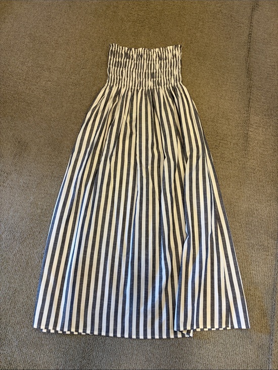 Universal Thread Dresses & Skirts - Universal Thread Black and White Vertical Stripe Smocked Maxi Dress size XS